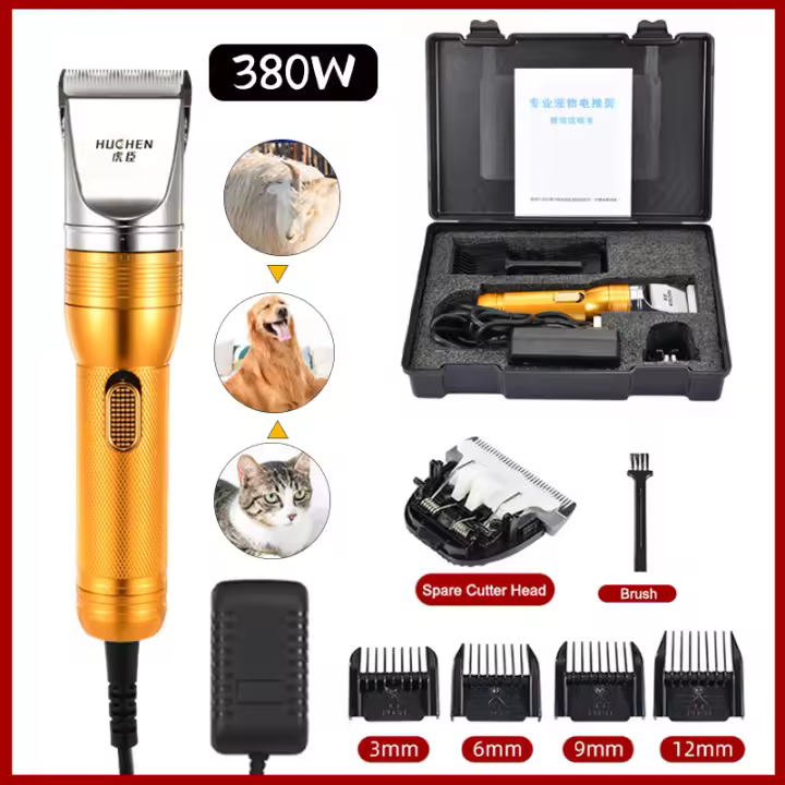 380W Cachemira cabra Shearer 12V inalámbrico hogar PET (gato, perro, conejo, oveja) pelo trimmer eléctrico Alfombras Tufting trimmer - 1