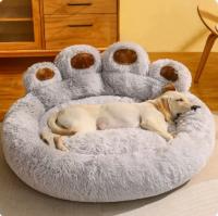 Nido De Gato Universal Para Todas Las Estaciones Con Forma De Uso En Invierno Almohadilla De Descanso Para Perro Y Gato Sofá De Oso Paw Plush Materiales De Fibra Lavable Mecánicamente - details 3
