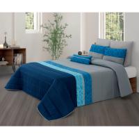 STARLEY-Colcha decorativa KELLY , con cojines relleno incluido,edredones cama edredon bouti calidad superior,Cómodo y duradero vale para Cama135/150cm Tamaño 250x260cm,Po 100%,Fabricadoliester en portugal - details 6