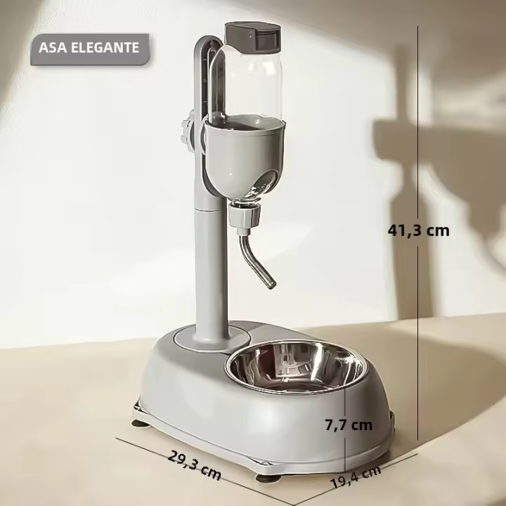 Dispensador Automático Para Mascotas HOOPET Cuenco Antideslizante Botella De Agua Alimentador Colgante Contenedor De Alimentos Para Gatos Y Perros Suministros Para Mascotas - 1