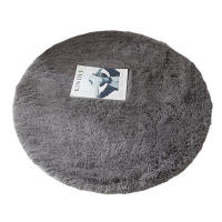 Alfombra De Lana Suave Para Sala De Estar Alfombra Redonda De Peluche Falso Pelo Para Habitación De Niños Alfombra Larga De Plush Para Dormitorio Decoración De Hogar Alfombrilla Antideslizante - details 4