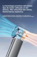 Abanico Portátil Mini De Alta Velocidad Recargable Silencioso Con Pantalla De Energía Display Fan De Aire Personal - details 3