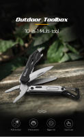 Multiherramienta Maarten 9-en-1 Con Cuchillo De Bolsillo De Acero Inoxidable Herramienta Móvil De Sobrevivencia Con Destornillador Y Aretes - details 0