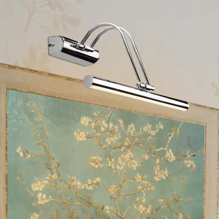Lámpara de pared Hartlepool con 32 LED 7 W metal 25x35 cm cromo [lux.pro] - 1