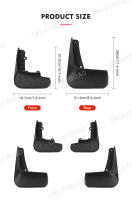 Mangas De Barro Para Mazda CX-5 2017-2020 Protección De Parachoques Antisalpicaduras Accesorios De Alta Calidad En ABS - details 3