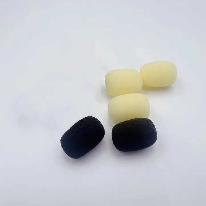 Mini Esponja Invisibles Microfono Microfono Miniatura Esponja De Repuesto Color De Piel Cubierta Esponja Para Microfono Invisible - 1