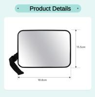 Espejo De Seguridad Para Coche Espejo Retrovisor Para Niños Montaje En Apoye Cabezas De Asiento Trasero Monitor De Seguridad Cuadrado - details 4