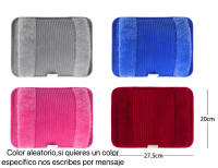 Bolsa de Agua Caliente Eléctrica - 20x 27.5 cm - con Funda Suave de Pelo - Recargable en 15 min - Duración de 3 -6Horas - para Aliviar Dolores -Calmar Molestias Musculares -calentador de manos  dos modelo para elegir liso y estampado . color aleatorio - details 7