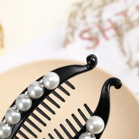 Pinza Para El Cabello De Mujer Con Perlas Y Cristales Molans Accesorio De Moda Para Decorar El Cabello Clip De Moda Para Niñas Y Mujeres - details 3