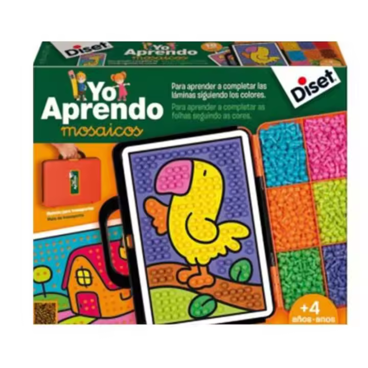 Juego Educativo yo Aprendo Mosaico maletín Diset - 1