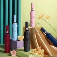 Paraguas Automático Plegable De Estilo Coreano Para Mujeres Estudiantes Grande Doble Uso Contra El Sol Y La Lluvia - details 2