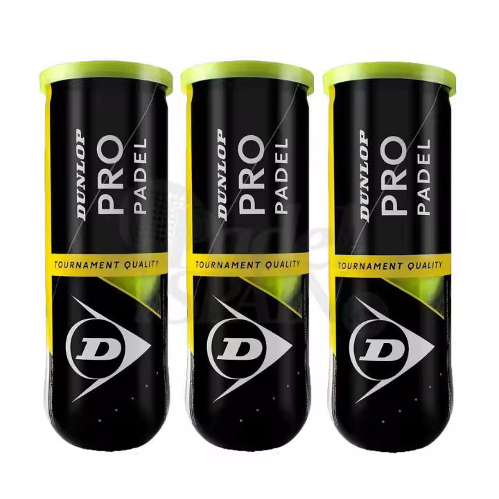 Bote pelotas DUNLOP PRO PADEL PACK 3 6062023 Amarillo - 1