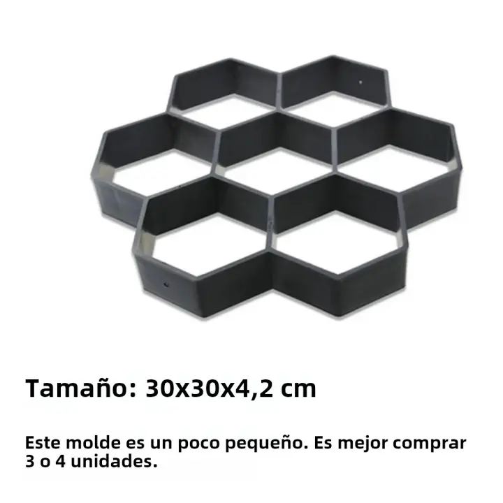 Molde De Pista DIY Para Hacer Piedras Y Ladrillos De Concreto Molde Reutilizable Para Camino Del Jardín Y Patio - 1