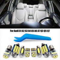 Luz Interior LED Para Audi Canbus A3 8P 8V 8L A4 B5 B6 B7 B8 A5 8T A6 C5 C6 C7 A7 A8 D2 D3 A1 8X A2 Q3 Q5 Q7 Lámpara De Interiores - details 0