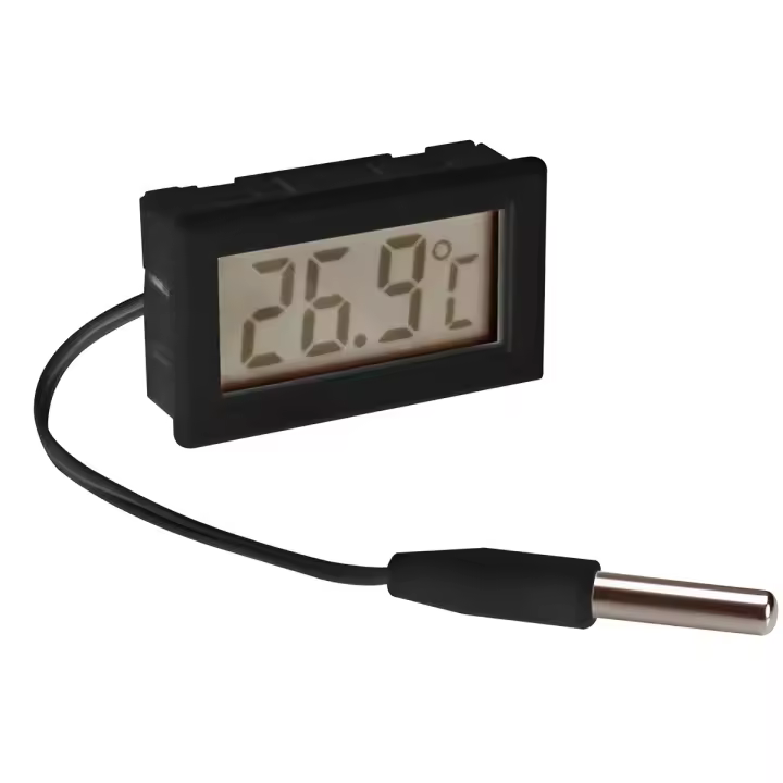 Velleman Termómetro Digital para Empotrar con Gran Pantalla Legible - 1