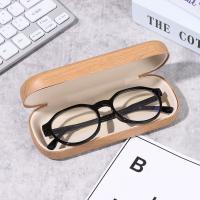 Caja De Gafas Impermeable Con Diseño De Madera Para Hombres Y Mujeres Protector De Lentes Portátil Para Lentes De Lectura Y Sol - details 7
