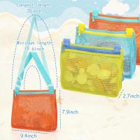 Bolsa de Playa de Malla para juguetes de Playa, Bolsa de Recolección de Conchitas para niños, bolsas de juguetes de Arena - details 1
