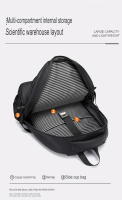 Mochila Ligera Para Hombre Con Gran Capacidad Para Viajes De Negocios Y Transporte Diario. Estilo Moderno Y Atractivo. Impermeable. Con Compartimento Para Computadora. - details 10