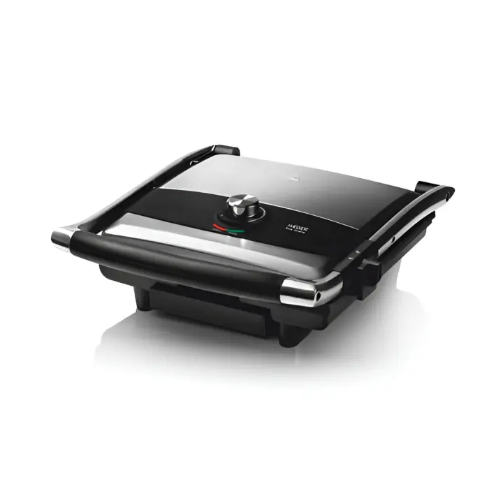 Haeger BISTRÔ - Parrilla Eléctrica 2000W con Control de Temperatura y Placas Antiadherentes - 1