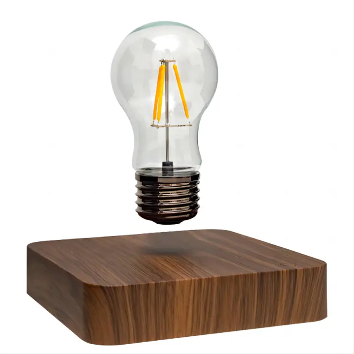 Lámpara De Mesa Magnética Levitación Con Bombilla LED Creativa Iluminación Nocturna Para Decoración De Oficina Y Hogar Regalo De Cumpleaños - 1