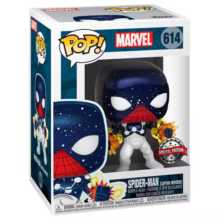 Figura Pop Marvel Spider-Man Captain Universe Exclusive-Figura de Vinilo Coleccionable - Idea de Regalo- Mercancia Oficial - Juguetes para Niños y Adultos - Movies Fans - Muñeco para Coleccionistas y Exposición - 1
