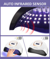 Lámpara LED Para Uñas Sun-X25-max 380W 81LEDs UV Potente Secador De Uñas Para Polvos De Uñas Gel Manicura Luz De Secado UV - details 4