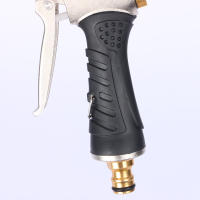 Pistola De Agua Para Jardín De Aluminio Con Cubierta De Goma Alta Presión Fácil De Limpia Para Lavado De Coche Y Uso Doméstico - details 7