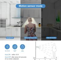 Luz de armario con sensor de movimiento, luz nocturna inalámbrica recargable por USB con 3 modos, perfecta para armario/escaleras/cocina/sótano/baño/pasillo/garaje - details 0