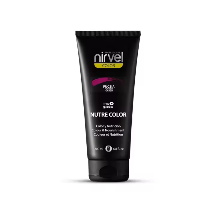 Nirvel Mascarilla Capilar Nutre Color Fucsia 200ml - 1