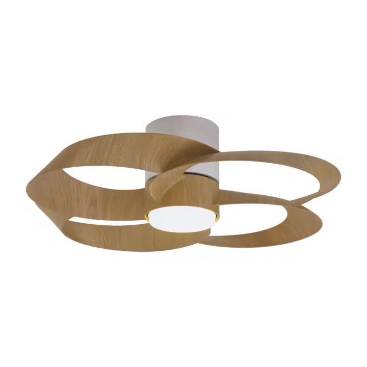 MANTRA ILUMINACION MANTRA ROSE PLAFÓN VENTILADOR DC BLANCO-MADERA Iluminación LED Eficiente - 1