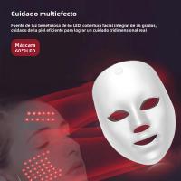 Máscara LED Inalámbrica 7 Colores Máscara De Belleza Con Luz Fotónica Rejuvenecimiento Anti-Edad Tensión De Piel Facial - details 11