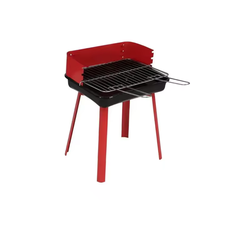 BARBACOA PARRILLA ROJO 35X28X44 CM - 1