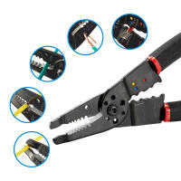 Alicates Multifuncionales Para Despeguer Cables Y Cortar Terminales De Alta Precisión Herramienta Manual Automática Para Electricidad - details 7