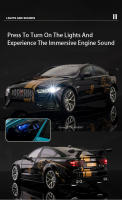 Jaguar XE Svproject 8 Modelo De Coche a Escala 1:18 Para Niños Con Puertas Abiertas Luz Y Sonido Absorción De Choque Metal Colección Regalo - details 7