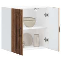 vidaXL Armario de pared cocina Lucca madera contrachapada en color Gris sonoma/Gris hormigón/Negro y más | almacenamiento funcional diseño moderno para baño dormitorio sala - details 6