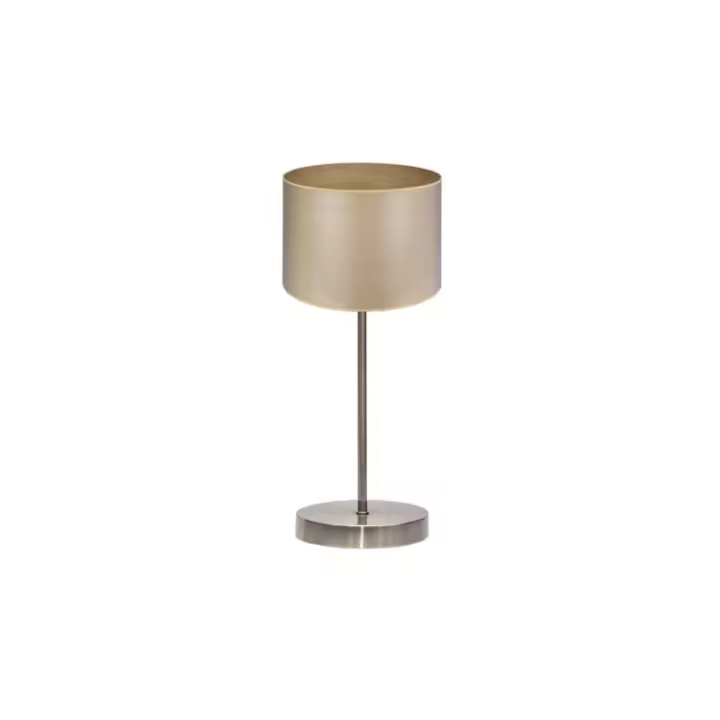 Fabrilamp - Sobremesa Tania 1xe14 Cuero/madera Clara 42x17x17 Cm - 1
