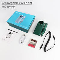 Taladro De Uñas Recargable 45000RPM Máquina De Manicura Profesional Con Pantalla LCD Portátil Taladro Sin Cable Set De Arte De Uñas - details 11