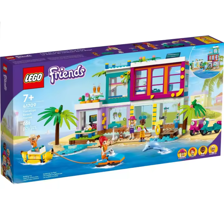 LEGO FRIENDS - CASA DE VERANEO EN LA PLAYA, 41709, TIENDA CON LICENCIA OFICIAL - 1