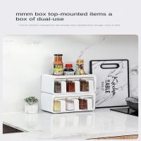 Organizador De Hierbas Para Cocinar Caja De Almacenamiento De Especias Jars De Aromaterapia Contenedor De Pimienta Y Azúcar Estilo Moderno PP - details 6