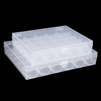 Organizador De Bobines Vacíos Para Máquina De Coser 25/36 Bobines Caja De Almacenamiento Para Herramientas De Costura Y Bordado - details 6