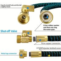 Garden Hose Expansible Mágica Para Riego Y Limpieza 3/4" Con Conector Cabezal De Rociador Dispositivo De Riego Sin Ganchos - details 2