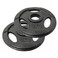 OZIO FITNESS 2 Discos de Pesas 5 kg 50 mm de 3 agarres Hierro Fitness - details 0