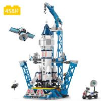 MOC Serie Creativa De Aeronáutica Bloques De Construcción Espacial Rocket Craft Set De Base Estación De Lanzamiento Para Niños Juguetes De Bloques De Plástico ABS Regalo Para Niños - details 9