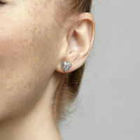 Pandora Pendientes de Ano en Plata DE LA Plata 297693,Incluye Caja Original - details 0