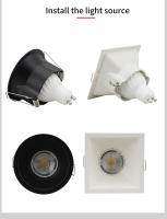 Soporte De Iluminación-spot Para Baño Montaje Revestido Con Aluminio Soporte De Bombilla GU10/MR16 Fuente De Alimentación DC No Dimmable Para Foyer - details 9