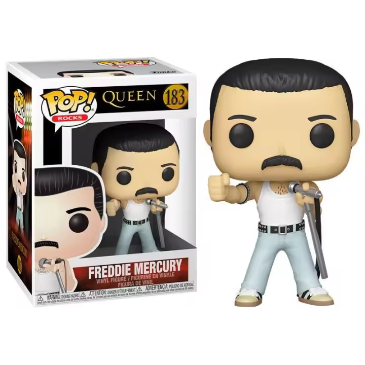 Funko Pop! Queen - Freddie Mercury Radio Gaga, 33735, Nº183 - 1