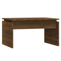 vidaXL Mesa de centro madera contrachapada 68x50x38 cm Blanco, Negro, Gris Mesita de Salón o Comedor o Auxiliar Mesa de Café Meuble Salón - details 3