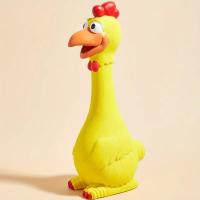 Juguete Duradero De Látex Para Masticar Con Silbato De Pollo Gallo Perro Grande Durable De Goma Natural Para Masticar Y Moler Dientes - details 10