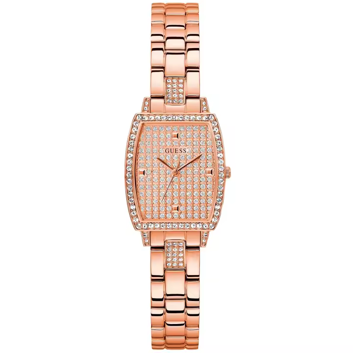 Guess Brillant Gw0611l3 Reloj De Pulsera Analógico Para Mujer Color Dorado - 1