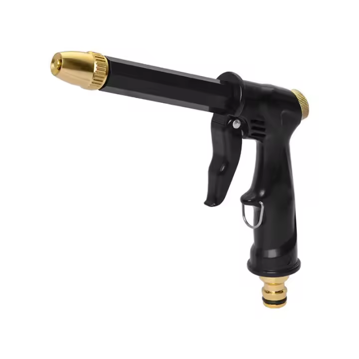 Pistola De Agua Portátil Para Limpieza De Coche Y Riego Del Jardín Con Nozzle De Espuma Y Conector Rápido Variedad De Patrones De Roce - 1